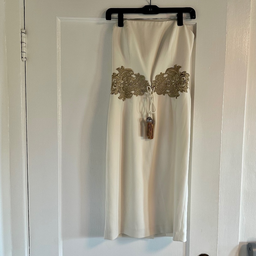 Badgley Mishka strapless dress